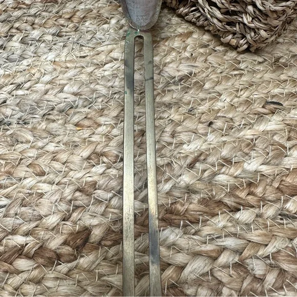 BRASS DUCK Candle Snuffer w/Wooden Handle 14” Vintage Mid-Century, Cottagecore - Picture 12 of 14